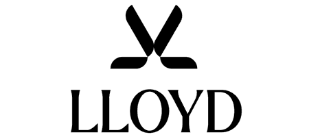 Red and dark red Lloyd logo with "Germany" below on a black background.